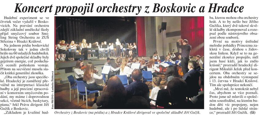 Koncert v Boskovicích